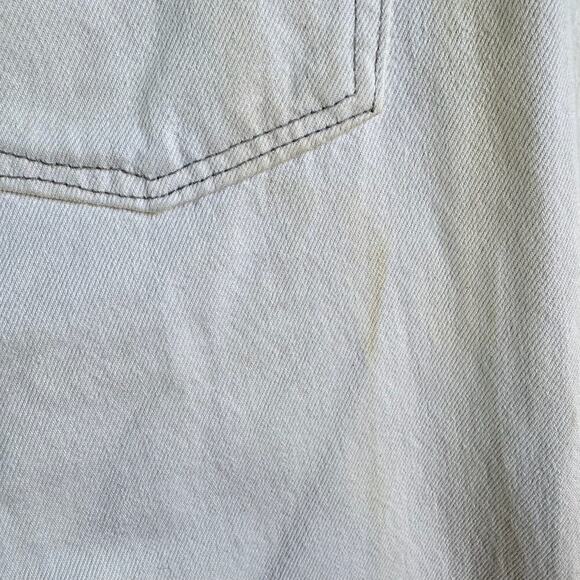 Vintage LEVI'S 501 Cream Jeans - Picture 5 of 13
